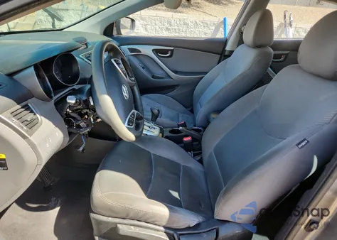 2012 Hyundai Elantra Gls из США, поврежденный, VIN 5NPDH4AE6CH129380